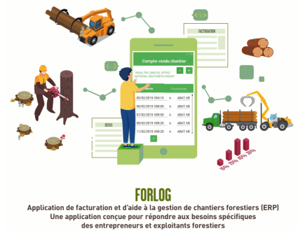 FORLOG, logiciel de gestion de chantiers forestiers
