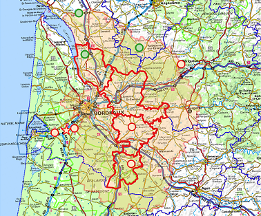 Plateformes bois énergie recensées dans le cadre de FOREDAVENIR